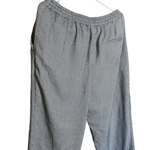 Zara Basic Checkered Black‎ & White Pants Size XL - Picture 3 of 6